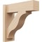 Ekena Millwork 5 1/2-in W x 16-in D x 16-in H Funston Block Rough Cedar Woodgrain TimberThane Outlooker, Primed Tan OUTUR055X16X16FST44RCPR - alternate 1